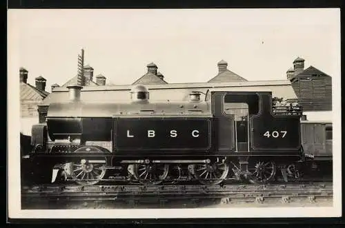 Fotografie britische Eisenbahn, Dampflok Lokomotive LBSC Nr. 407