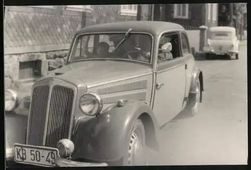 Fotografie Auto DKW, PKW mit Kennzeichen Berlin KB 50-49