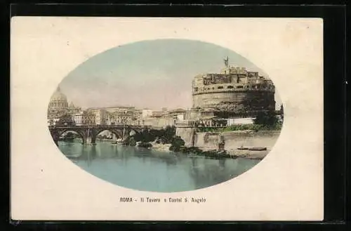 AK Rom, Il Tevere e Castel Sant`Angelo