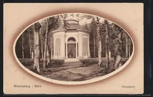 AK Rheinsberg /Mark, Parkpartie