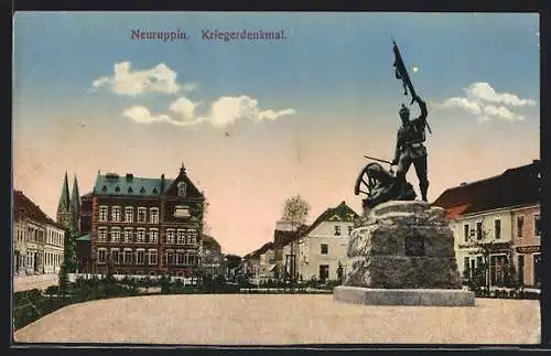 AK Neuruppin, Am Kriegerdenkmal