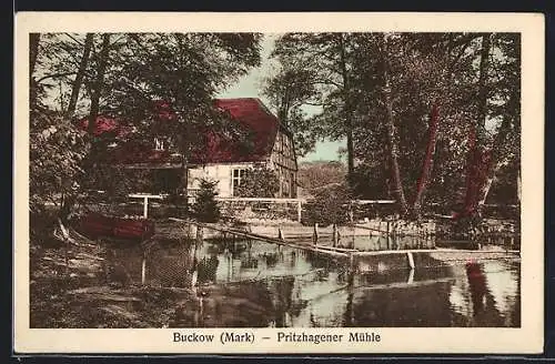 AK Buckow /Mark, Pritzhagener Mühle