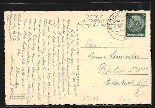 AK Fürstenwalde a.d. Spree, Denkmalsplatz mit Geschäften