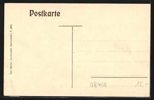 AK Reichenbach i. V., Villa Paul Reinhold, akad. Architekt