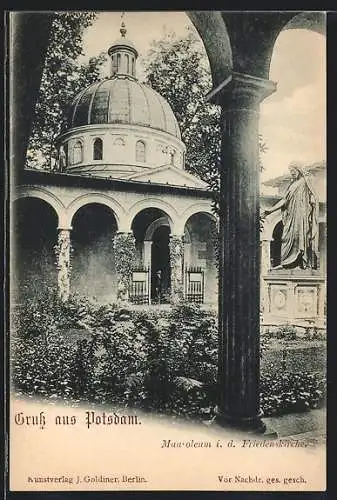 AK Potsdam, Mausoleum i. d. Friedenskirche