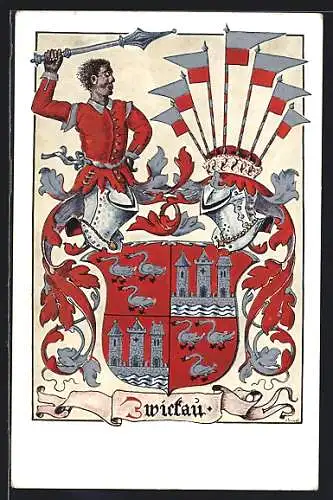 AK Zwickau, Wappen der Stadt