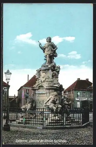 AK Rathenow, Denkmal des Grossen Kurfürsten