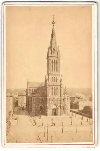 Fotografie Ad. Braun, Dornach, Ansicht Mulhouse, Kirche St. Etienne