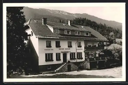 AK Kainisch, Knoppen, Gasthof Kuchler, Inh. Ferd. und Anna Muss