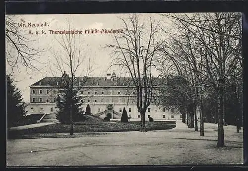 AK Wr. Neustadt, Theresianische Militär-Akademie mit Anlagen