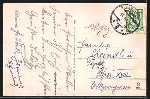 AK Mariazell, Hubertus-See mit Stauwerk in der Walstern