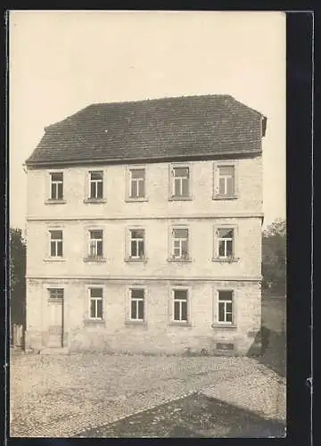 Foto-AK Main Bernheim, Das alte Stadthaus