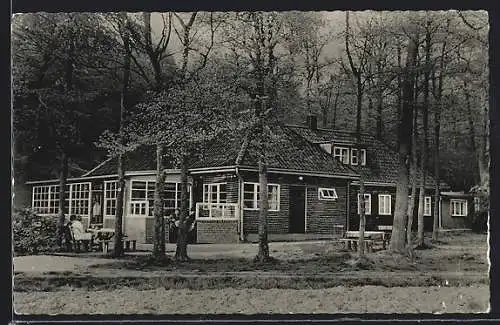 AK Langenrehm /Harburg, Die Waldschänke im Rosengarten