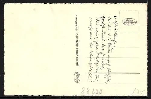 AK Leutkirch i. A., Partie am Kriegerdenkmal