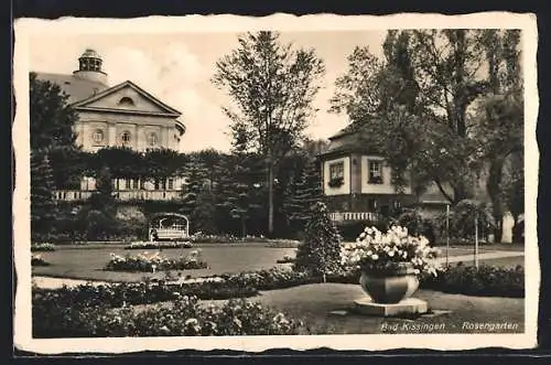 AK Bad Kissingen, Im Rosengarten