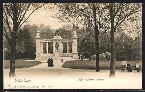 AK Würzburg, Am Prinz-Regenten-Denkmal