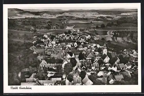 AK Markt Einersheim, Ortsansicht aus der Vogelschau