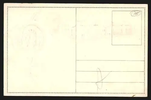 Lithographie Wien, K. K. Universität, Verwundeten-Spital