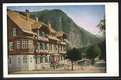 AK Badgastein, Gasthaus Grüner Baum, Bes. A. & A. Hopfer