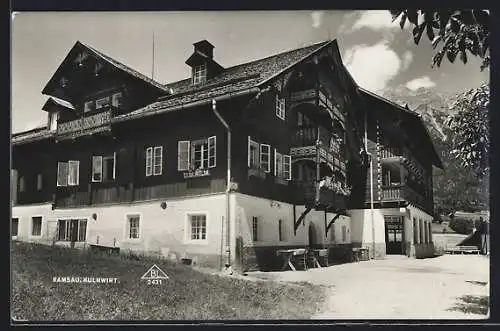 AK Ramsau /Dachstein, Kulmwirt, Aussenansicht