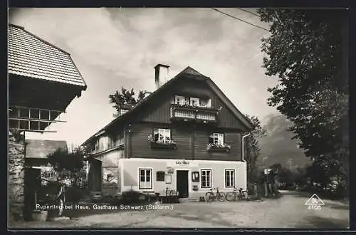 AK Haus im Ennstal, Ruperting, Gasthaus Schwarz