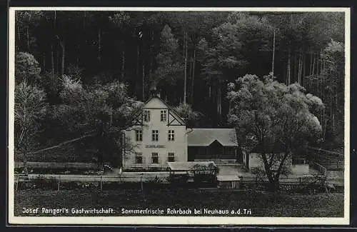 AK Furth an der Triesting, Rohrbach bei Neuhaus, Gasthaus von Josef Prangerl