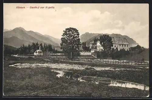 AK Kössen, Gasthof zur Kapelle