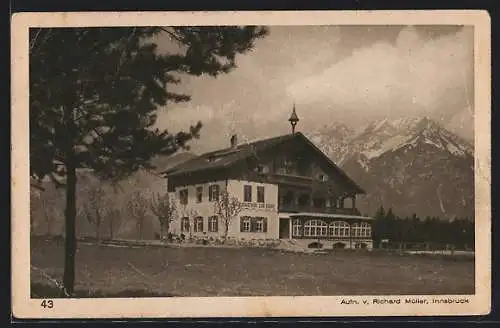 AK Innsbruck, Waldgasthaus zur Eiche