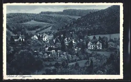 AK Gloggnitz, Hart in der Hügellandschaft