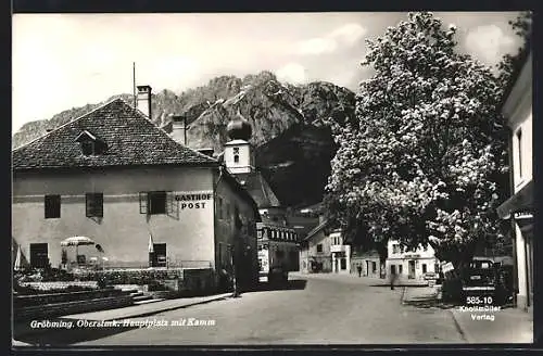 AK Gröbming, Hauptplatz mit Kamm