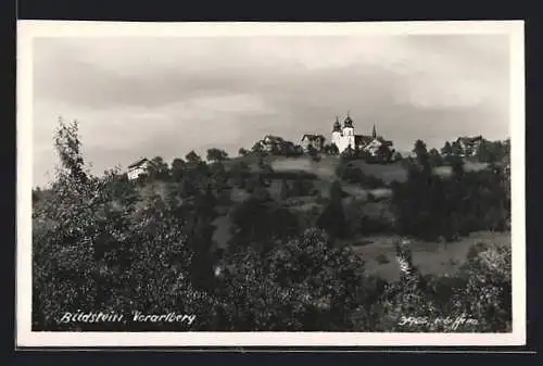 AK Bildstein /Vorarlberg, Ortspartie mit Kirche