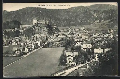 AK Kufstein, Ortsansicht von der Promenade aus