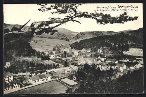 AK Weissenbach a. d.Triesting, Blick auf den Ort