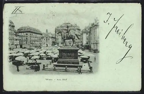 AK Wien, Am Hof mit Denkmal