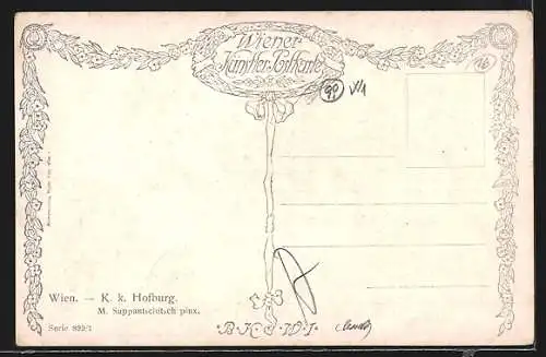 Künstler-AK Wien, K. k. Hofburg