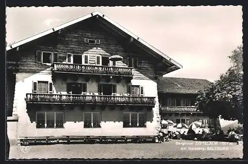 AK Salzburg, Berg-Hotel Zistelalm am Gaisberg