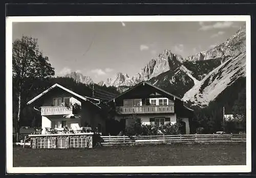 AK Ramsau /Dachstein, Pension Haus Korda F. Walcher