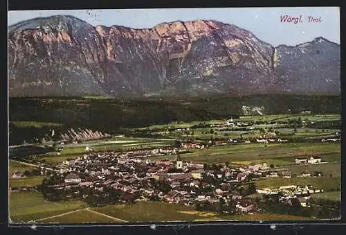 AK Wörgl /Tirol, Teilansicht mit Kirche