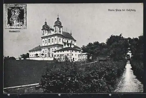 AK Maria Plain, Kirche mit Gnadenbild der Maria