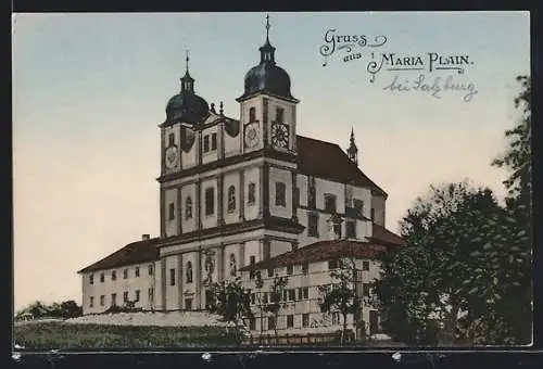 AK Maria-Plain, Blick zur Kirche