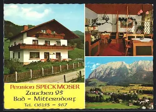 AK Bad Mitterndorf, Hotel Pension Speckmoser, Zauchen95