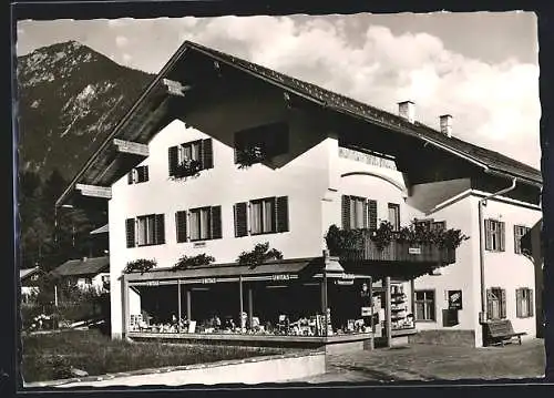 AK Stanzach /Lechtal, Haus Nr. 34 mit Geschäft Unitas