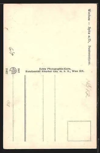 AK Spitz a. D. /Wachau, Partie am Pastorenturm