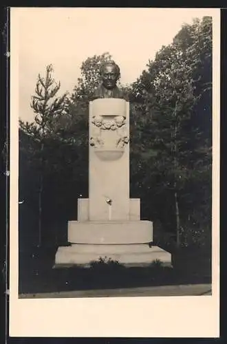 AK Mürzzuschlag, Der Peter Rosegger Denkmal-Brunnen