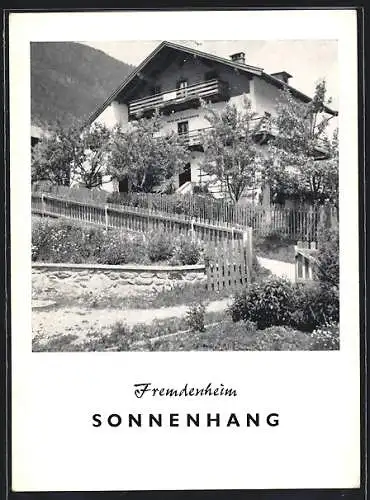 AK Telfes /Stubaital, Pension-Fremdenheim Sonnenhang