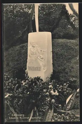 AK Salzburg, Das Eduard Richter-Denkmal
