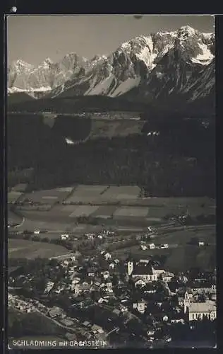 AK Schladming, Gesamtansicht mit Dachstein