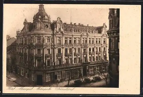 AK Düsseldorf, Hotel Monopol-Metropole Fritz Zeutzschel