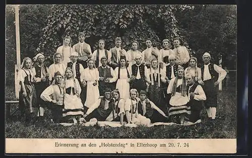 AK Ellerhoop, Am Holstendag 20.07.1924