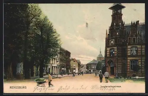 AK Rendsburg, In der Jungfernstiegstrasse